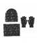 Комплект из 3шт. (перчатки, шапка, шарф) U13537