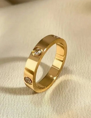 Женские кольца из стали
