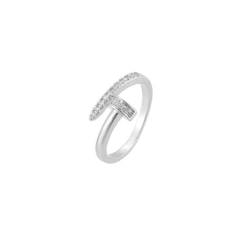 Серебристое раздвижное кольцо с бабочкой и сердцем CJX81536