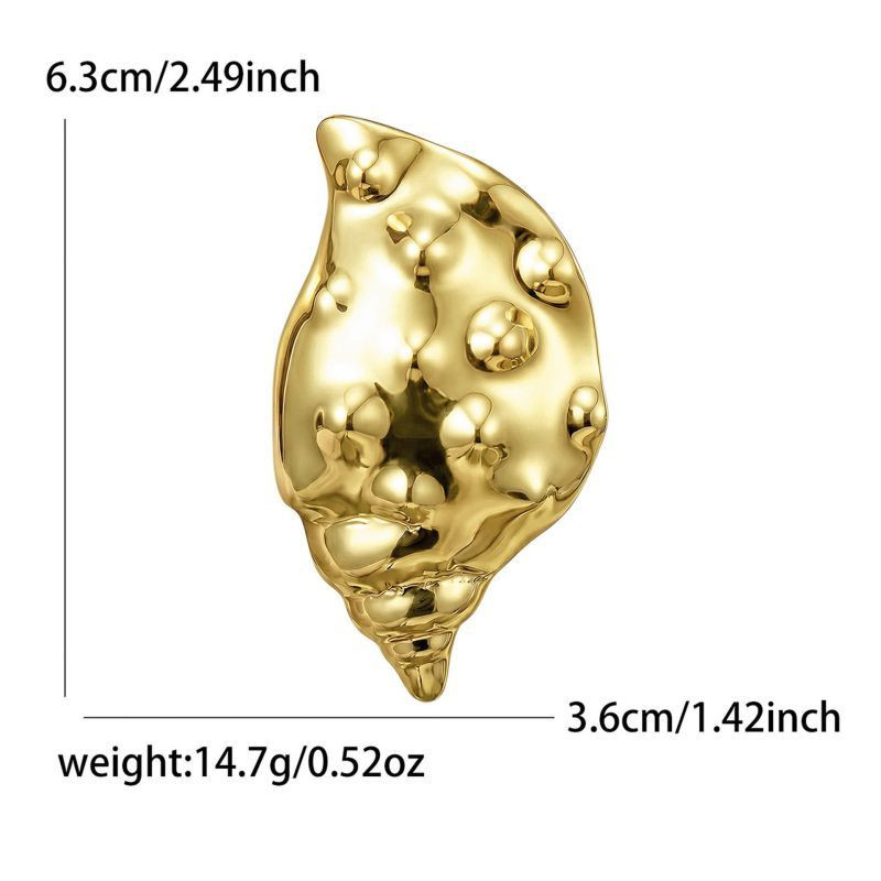Серебряная брошь-ракушка ASUY81020 Серебряная брошь-ракушка ASUY81020