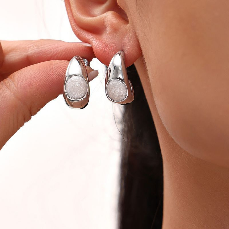 Серьги сталь CJL24780 Серьги сталь CJL24780