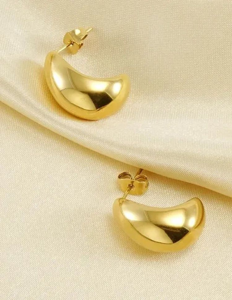 Серьги-гвоздики полусферы J10050CJJ Серьги-гвоздики полусферы J10050CJJ