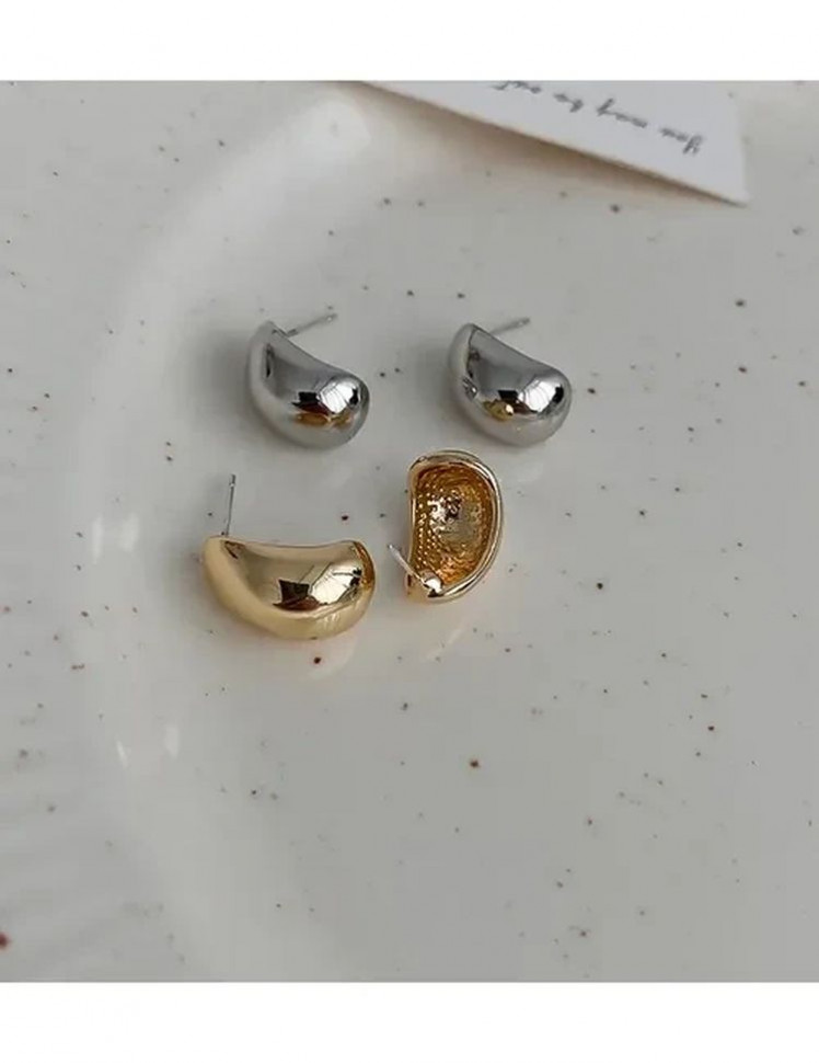 Серьги-гвоздики полусферы J10050CJJ Серьги-гвоздики полусферы J10050CJJ