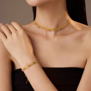 Колье из стали CJL83484 Колье из стали CJL83484