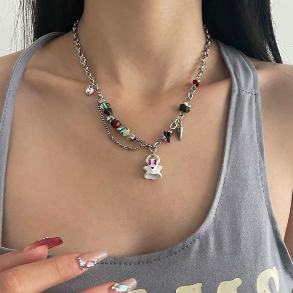 Колье из стали CJH67707 Колье из стали CJH67707