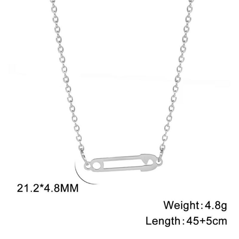 Стальное колье из титановой стали CJZ49430