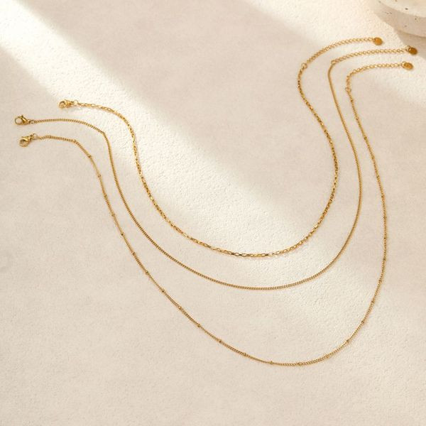 Колье из стали (комплект 3шт) CJL83654