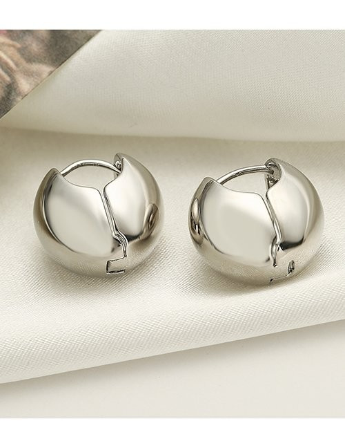 Массивные серьги-кольца «Сферы» M11770 Массивные серьги-кольца «Сферы» M11770