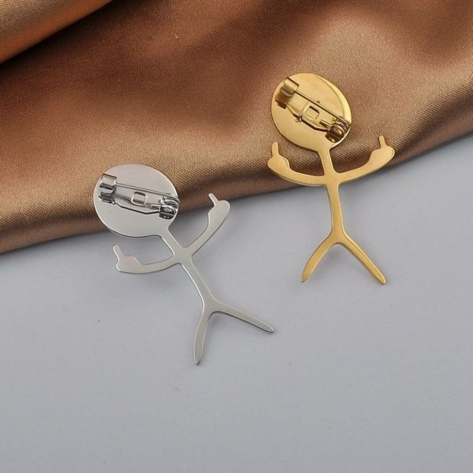 Брошь Медицинская сталь J11078CJJ