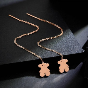 Серьги медицинская сталь с напылением золотом J11214CJJ Серьги медицинская сталь с напылением золотом J11214CJJ