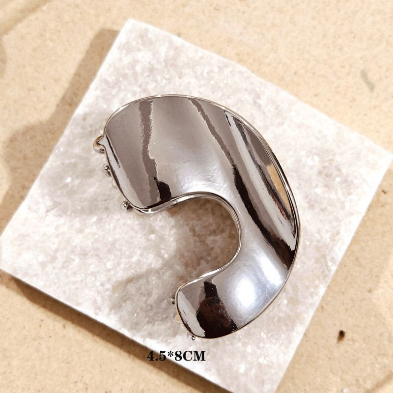 Краб с бабочкой из металла серебряный №1 CJU48132