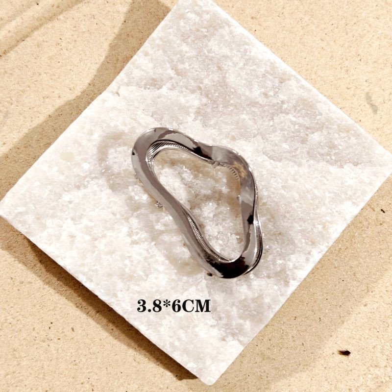 Краб с бабочкой из металла серебряный №1 CJU48132