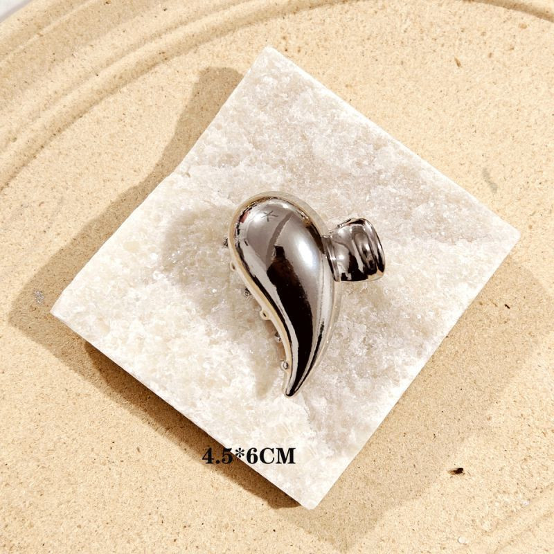 Краб с бабочкой из металла серебряный №1 CJU48132