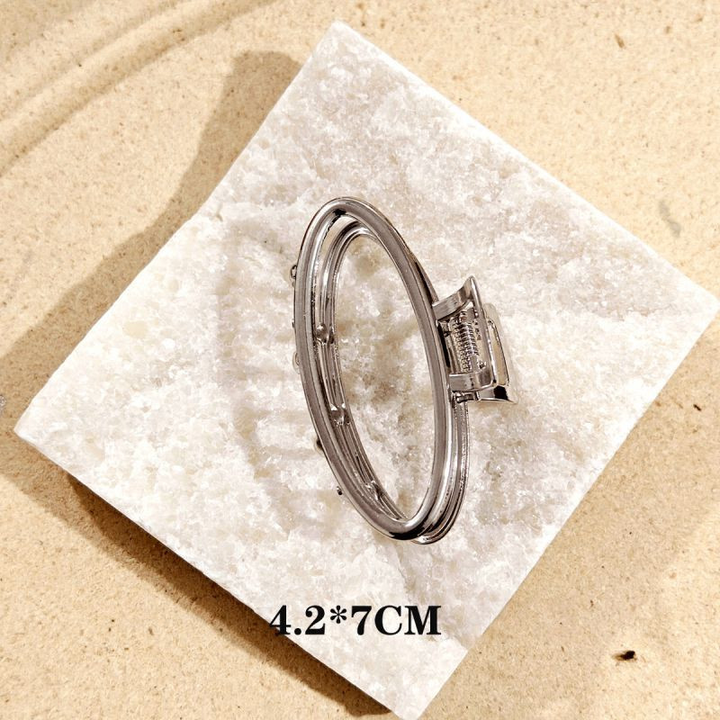 Краб с бабочкой из металла серебряный №1 CJU48132
