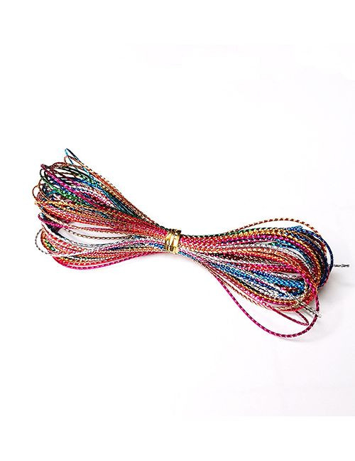Нить для плетения косичек цветная Z03734