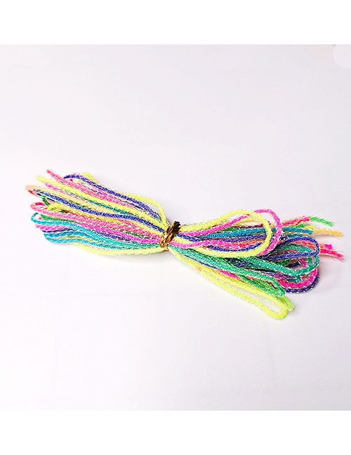 Нить для плетения косичек цветная Z03734