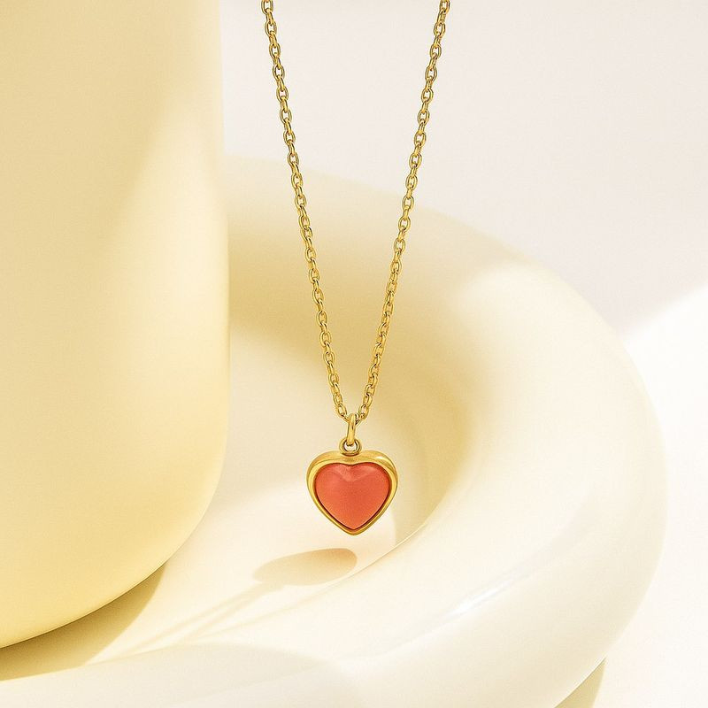 Колье медицинская сталь с напылением золотом J10829CJJ