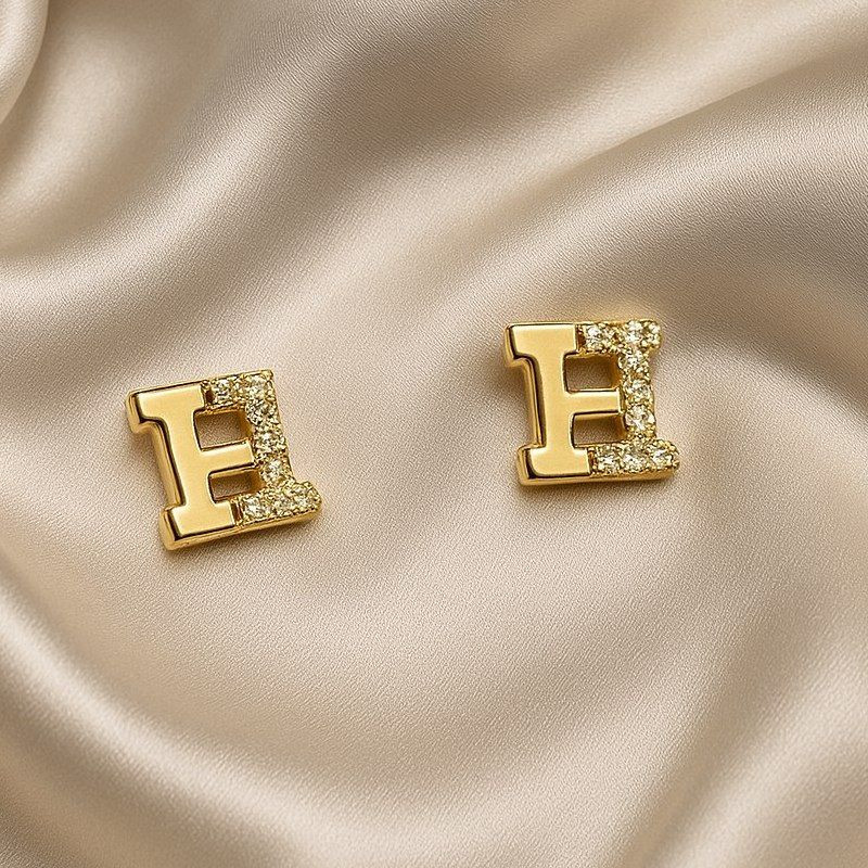 Серьги медь с напылением золотом J10663CJJ Серьги медь с напылением золотом J10663CJJ