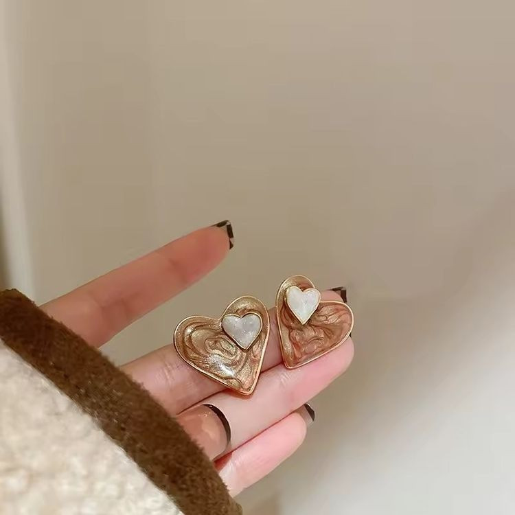 Серьги ювелирный сплав с серебряным гвоздиком J10586CJJ Серьги ювелирный сплав с серебряным гвоздиком J10586CJJ