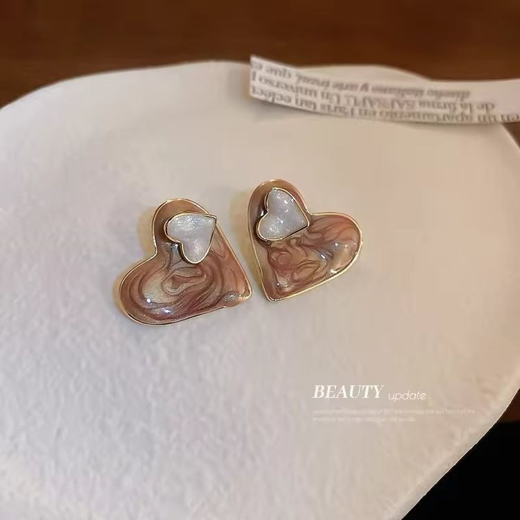 Серьги ювелирный сплав с серебряным гвоздиком J10586CJJ