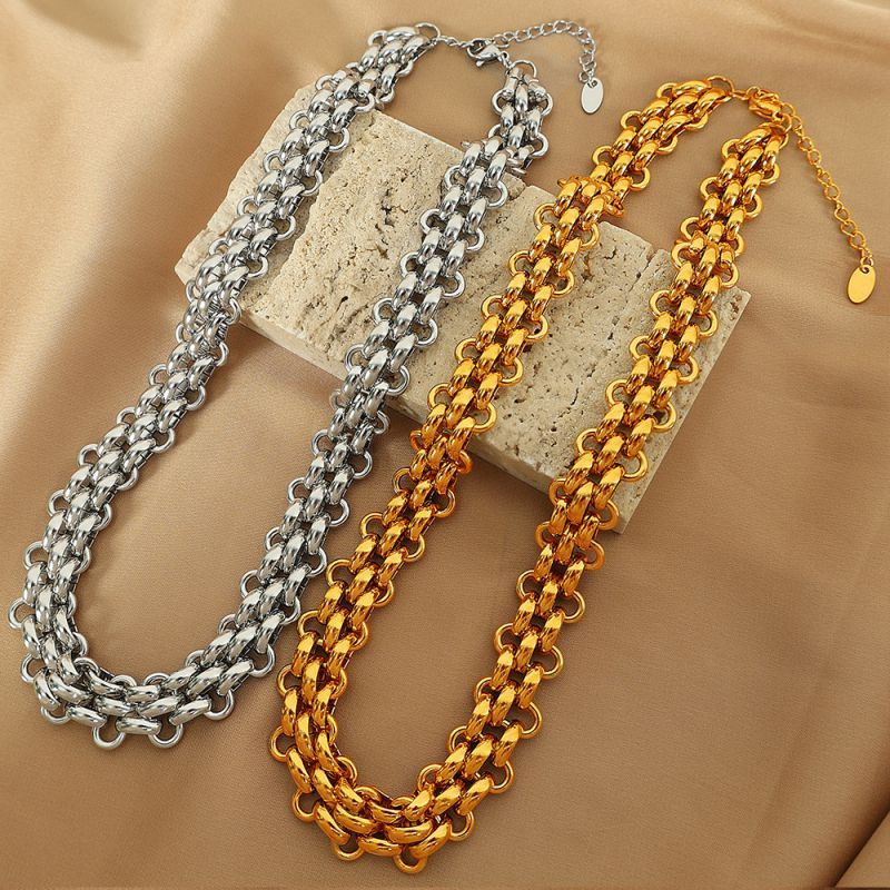 Браслет массивный плетения ролло в золотистом цвете CJL90668 Браслет массивный плетения ролло в золотистом цвете CJL90668