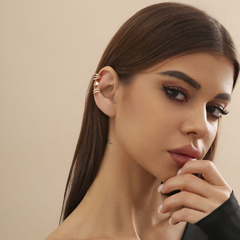 Золотистый сет каффов-колец CJC60836 Золотистый сет каффов-колец CJC60836