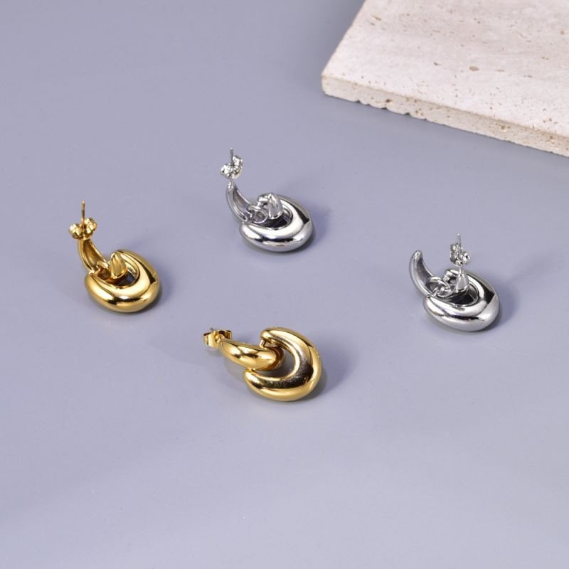 Серьги сталь CJL14429 Серьги сталь CJL14429