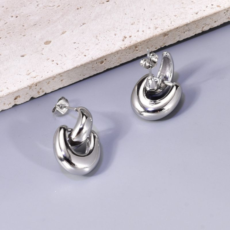 Серьги сталь CJL14429 Серьги сталь CJL14429