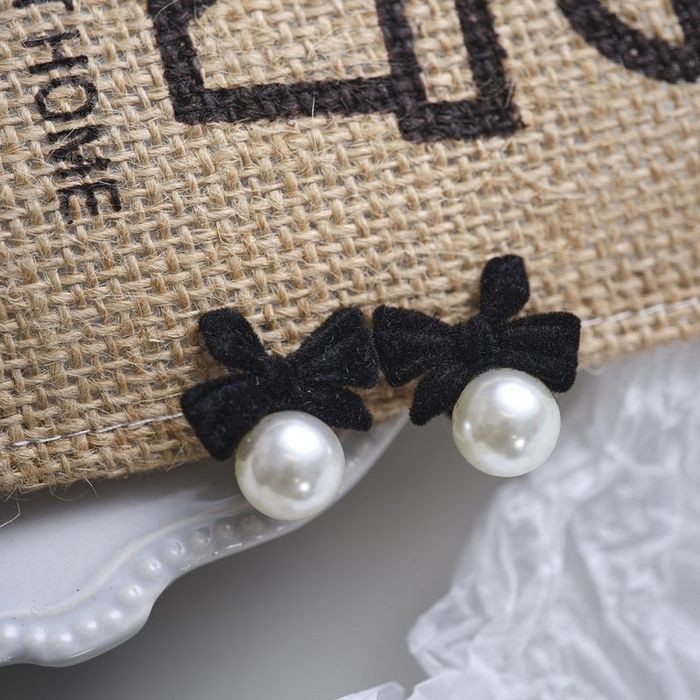 Серьги-банты с крупным жемчугом CJL32187