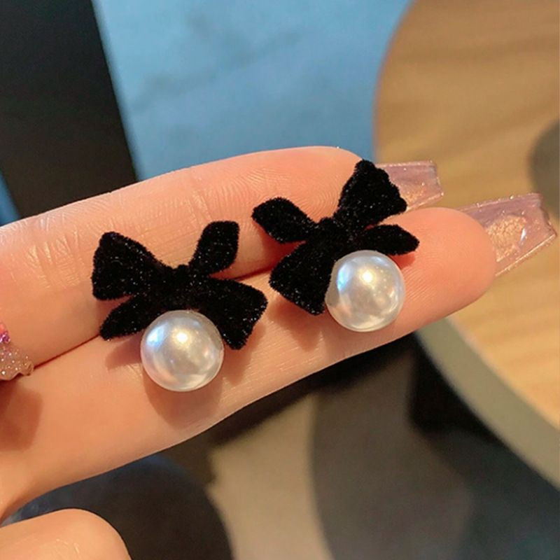 Серьги-банты с крупным жемчугом CJL32187