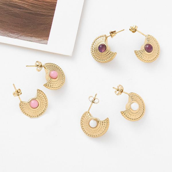 Серьги сталь CJL47022 Серьги сталь CJL47022