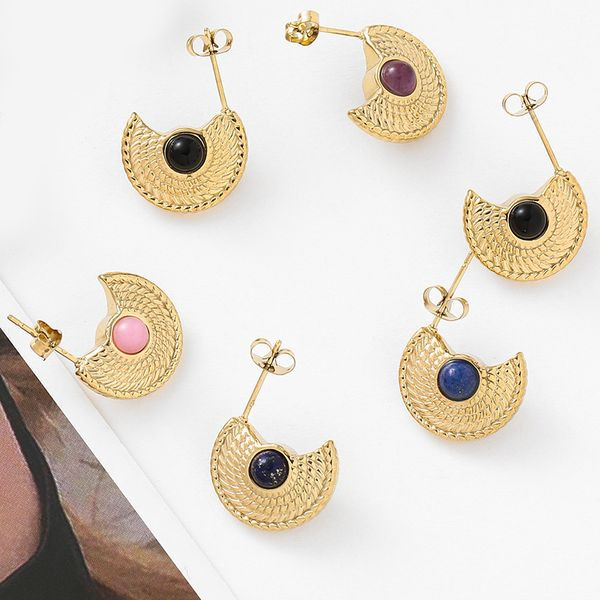 Серьги сталь CJL47022 Серьги сталь CJL47022