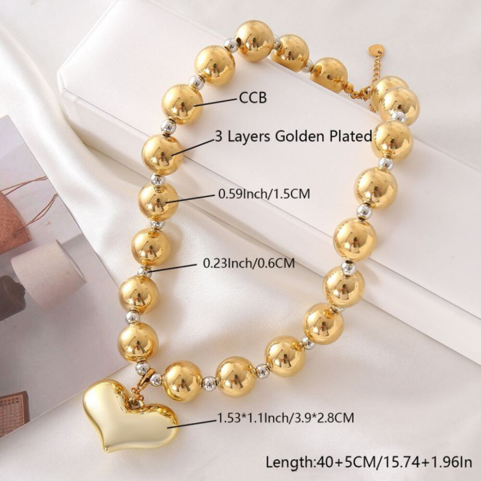 Серебристая цепочка с подвеской в стиле современный минимализм CJH91718