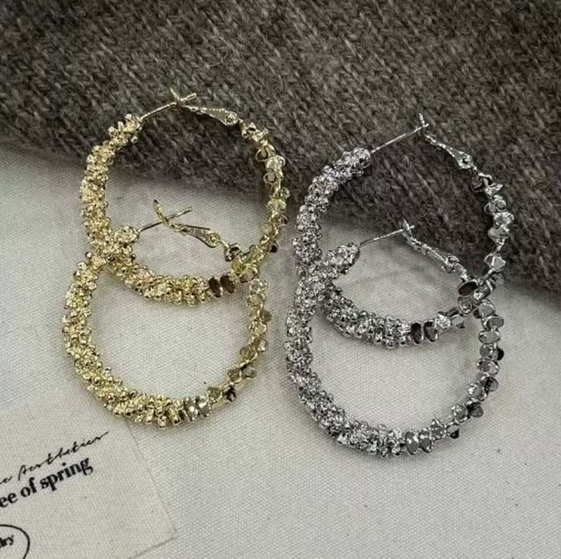 Серьги ювелирный сплав кольца 1J11749CJJ