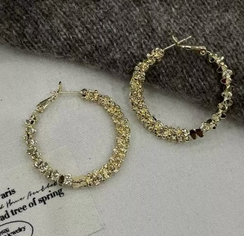 Серьги ювелирный сплав кольца 1J11749CJJ