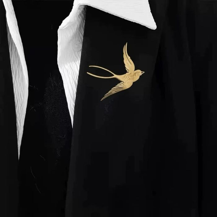 Брошь Медицинская сталь с напылением золотом J10309CJJ Брошь Медицинская сталь с напылением золотом J10309CJJ