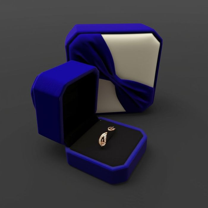 Коробочка бархатная для колец J11604CJJ Коробочка бархатная для колец J11604CJJ