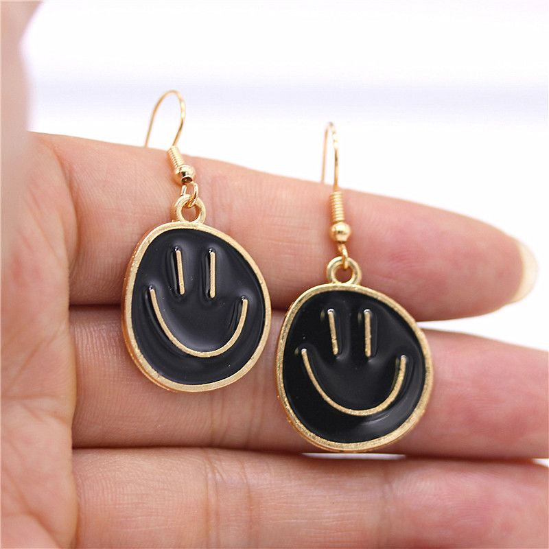 Серьги ювелирный сплав смайлы J11549CJJ Серьги ювелирный сплав смайлы J11549CJJ
