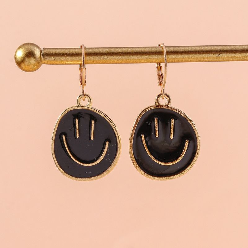 Серьги ювелирный сплав смайлы J11549CJJ Серьги ювелирный сплав смайлы J11549CJJ