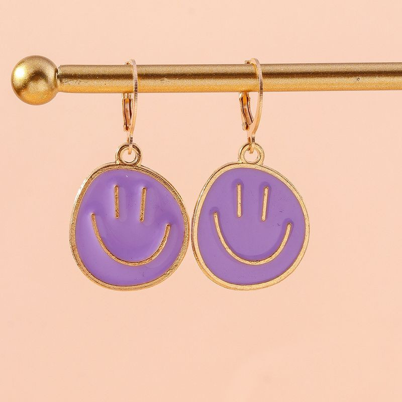 Серьги ювелирный сплав смайлы J11549CJJ Серьги ювелирный сплав смайлы J11549CJJ