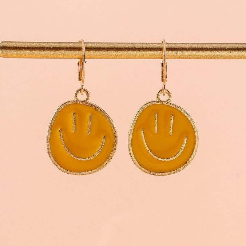Серьги ювелирный сплав смайлы J11549CJJ Серьги ювелирный сплав смайлы J11549CJJ