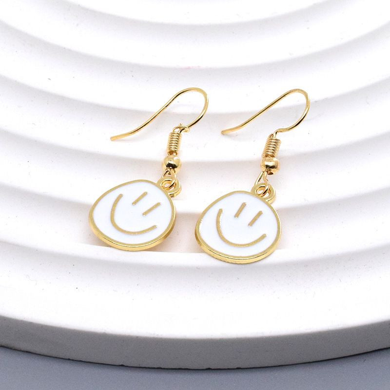 Серьги-подвески «Смайлы» J11549CJJ