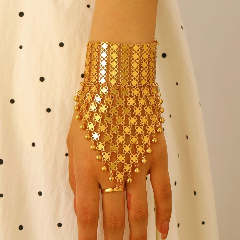 Браслет слейв золотая кольчуга в стиле фэшн CJP43662