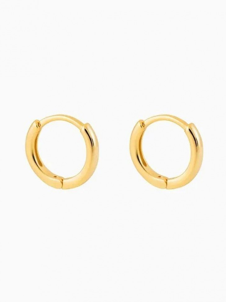 Базовые серьги-кольца конго с тонким профилем J10272CJJ Базовые серьги-кольца конго с тонким профилем J10272CJJ