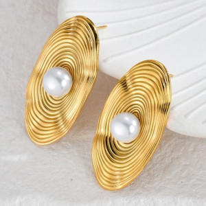 Серьги сталь CJH59704 Серьги сталь CJH59704