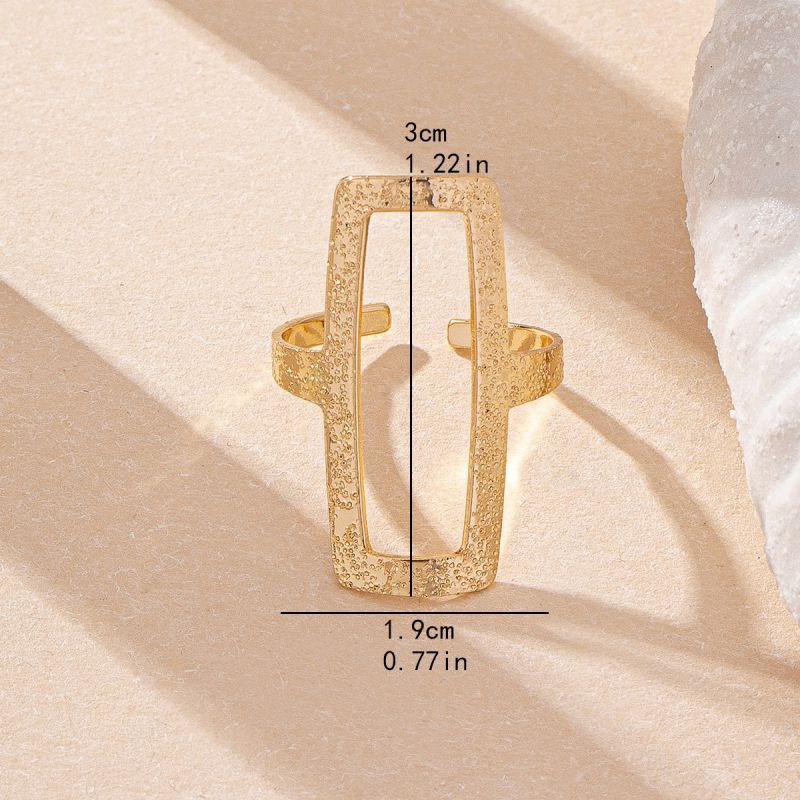 Кольцо разомкнутое прямоугольной формы CJM14363