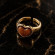 Серебряное кольцо с овалом ASUY64869