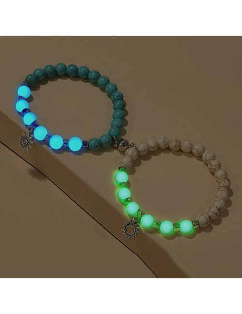 Парные браслеты солнечный берег с подвесками-цветами R19776