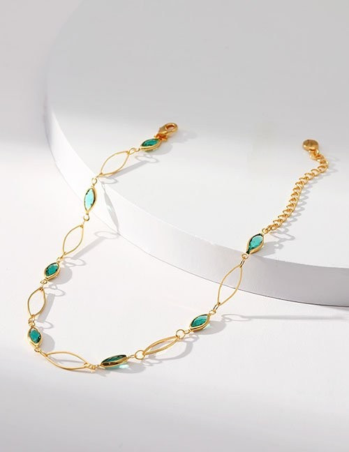 Браслет с каплевидными вставками Z29554