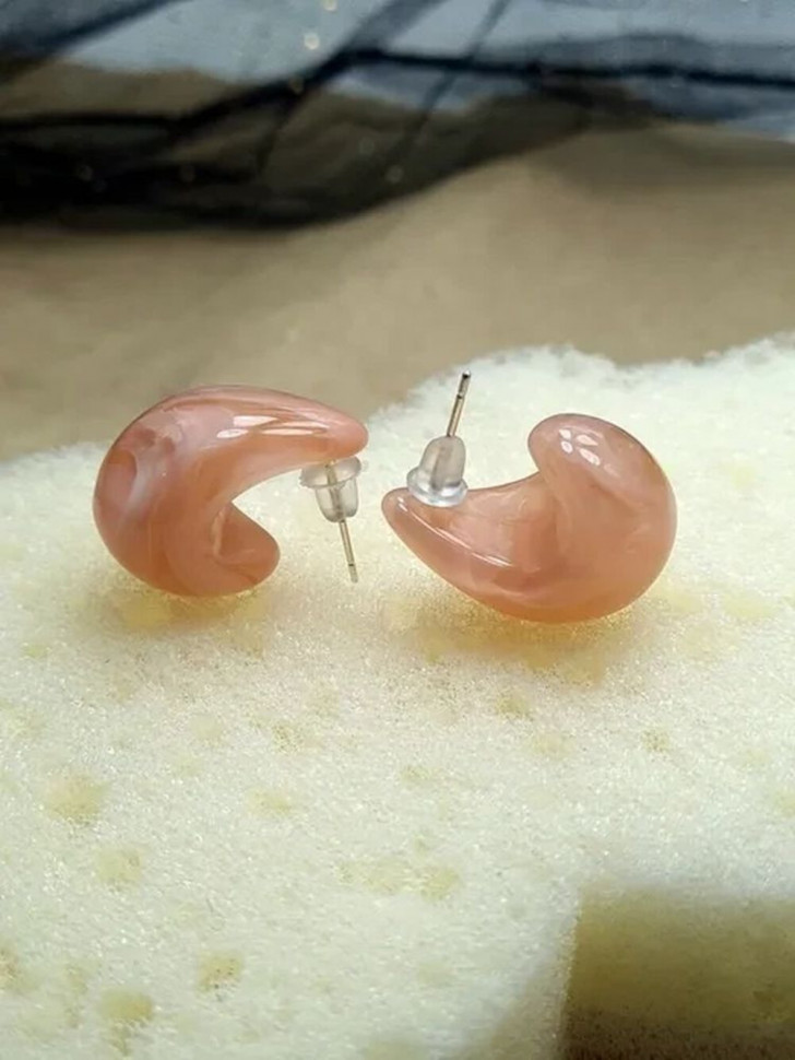 Набор серег акрил капельки (3 пары) J10141CJJ